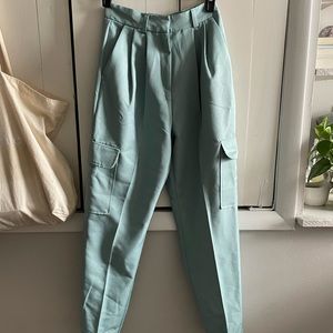 Teal Cargo Trouser xs